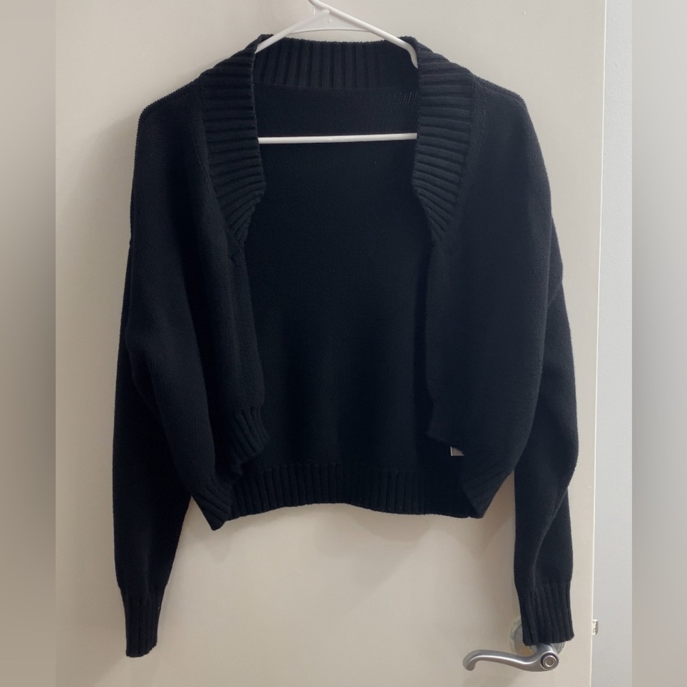 Black Women's Cardigan Sweater